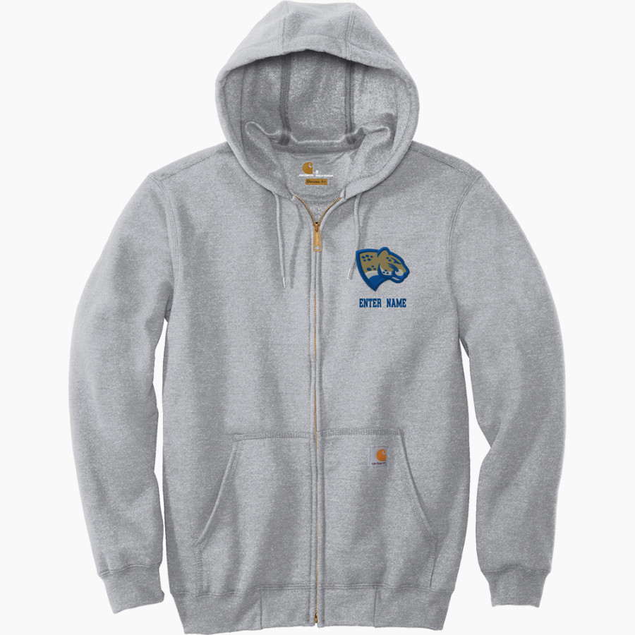 Divine Savior Academy Jaguars <span class="pdp-name-mascot">Divine Savior Academy Jaguars</span> Carhartt Men's Midweight Hooded Zip-Front Sweatshirt