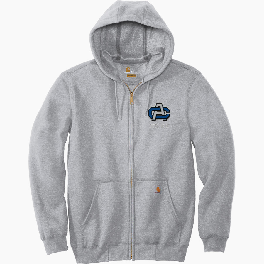 Coxsackie-Athens High School Riverhawks official sideline store <span class="pdp-name-mascot">Coxsackie-Athens Riverhawks</span> Carhartt Men's Midweight Hooded Zip-Front Sweatshirt