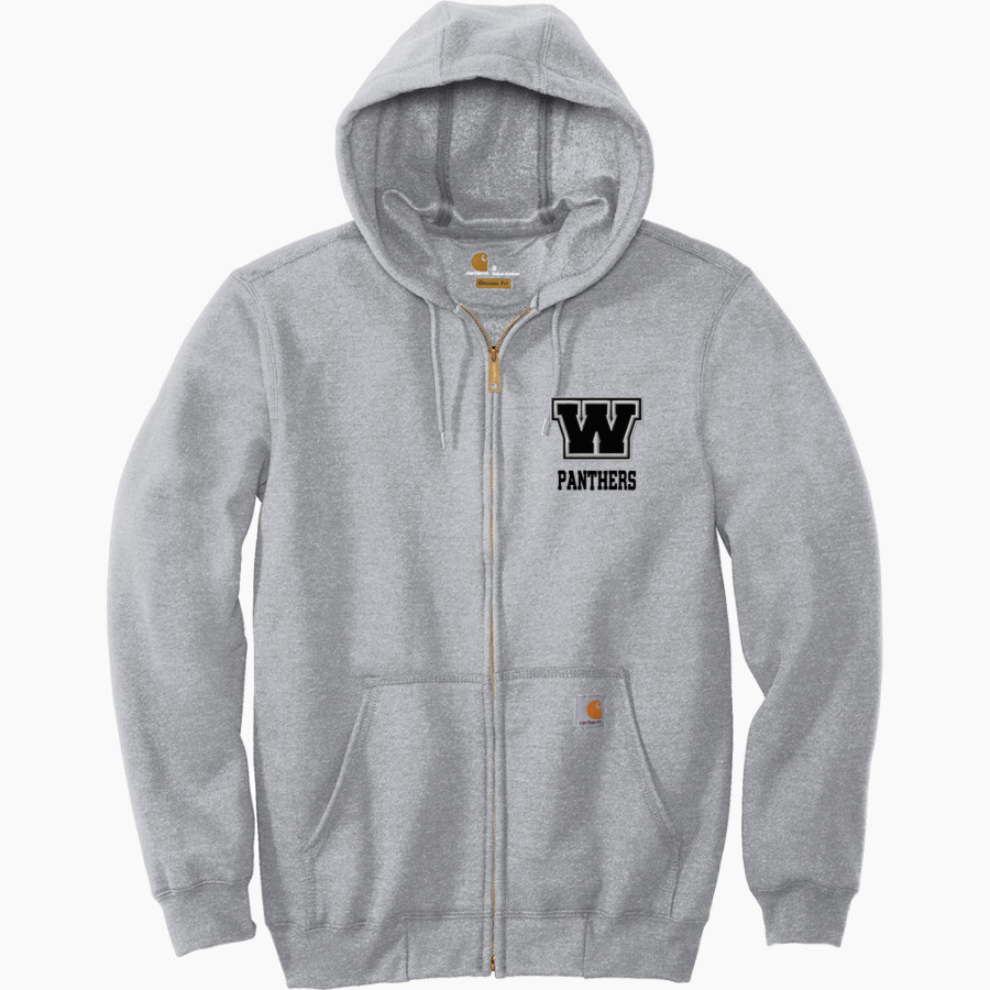 WALTER WELLBORN HIGH SCHOOL PANTHERS <span class="pdp-name-mascot">WALTER H WELLBORN PANTHERS</span> Carhartt Men's Midweight Hooded Zip-Front Sweatshirt