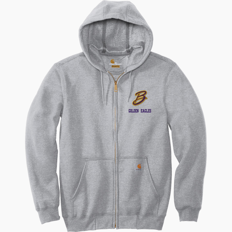 BELLBROOK GOLDEN EAGLES The Official Online Store Carhartt Men's Midweight Hooded Zip-Front Sweatshirt