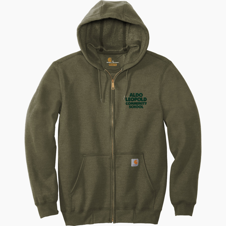 Aldo Leopold Aldo Leopold <span class="pdp-name-mascot">Aldo Leopold</span> Carhartt Men's Midweight Hooded Zip-Front Sweatshirt