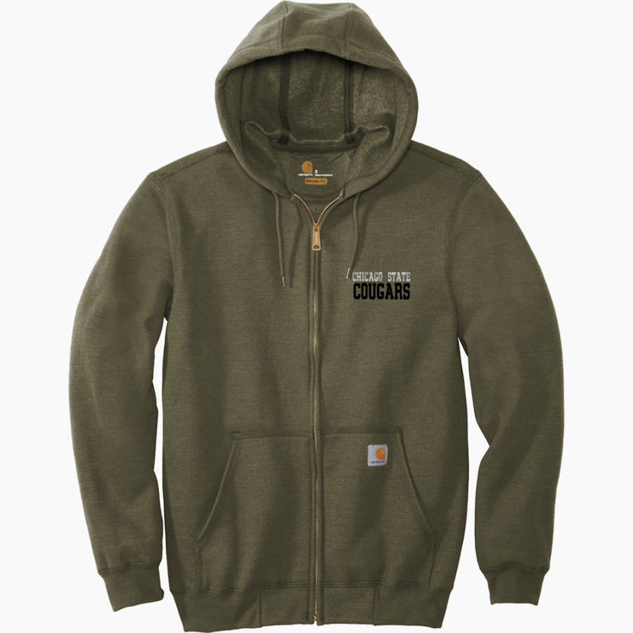 Chicago State Cougars <span class="pdp-name-mascot">Chicago State Cougars</span> Carhartt Men's Midweight Hooded Zip-Front Sweatshirt