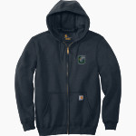 Gunston Herons <span class="pdp-name-mascot">Gunston Herons</span> Carhartt Men's Midweight Hooded Zip-Front Sweatshirt Front Thumbnail