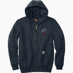 NORTH POLE HIGH SCHOOL PATRIOTS <span class="pdp-name-mascot">NORTH POLE PATRIOTS</span> Carhartt Men's Midweight Hooded Zip-Front Sweatshirt Front Thumbnail