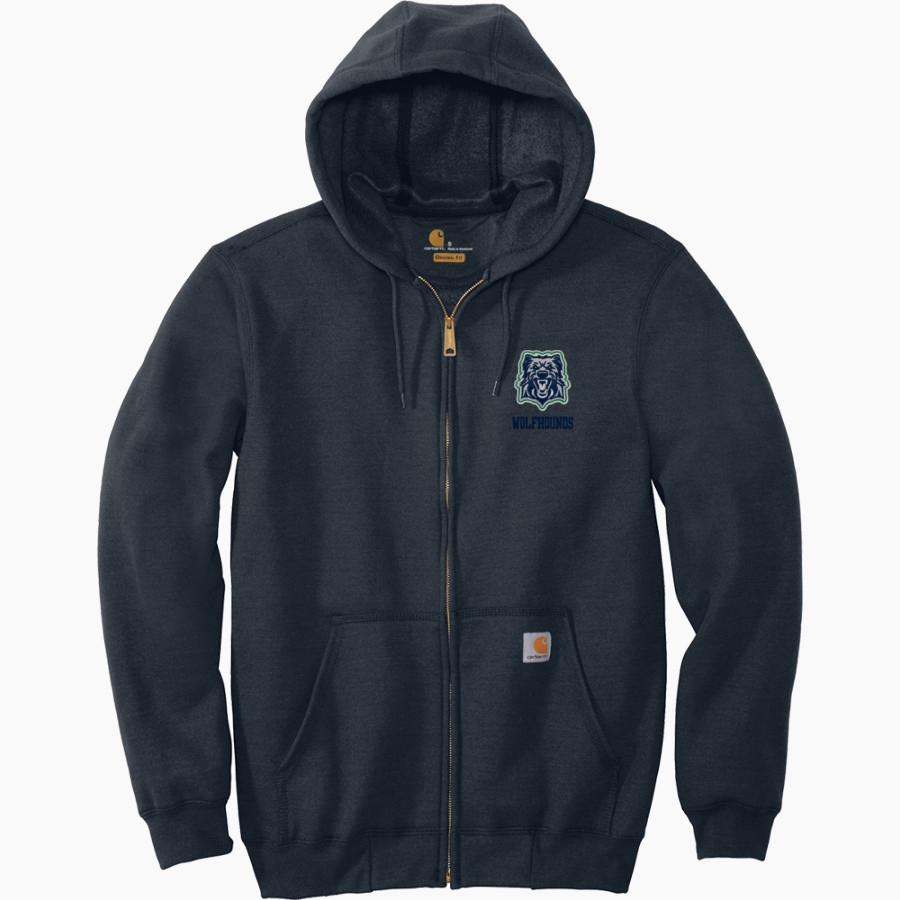 St. Patrick's Academy Wolfhounds <span class="pdp-name-mascot">Great Falls Central Catholic H S Mustangs</span> Carhartt Men's Midweight Hooded Zip-Front Sweatshirt