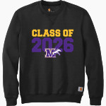 Meadows Elementary Mustangs <span class="pdp-name-mascot">Meadows Elementary Mighty Mustangs</span> Carhartt Men's Midweight Crewneck Sweatshirt Front Thumbnail