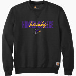 HUNTER COLLEGE HIGH SCHOOL HAWKS <span class="pdp-name-mascot">HUNTER COLLEGE HAWKS</span> Carhartt Men's Midweight Crewneck Sweatshirt Front Thumbnail