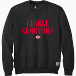CLARKE CENTRAL HIGH SCHOOL GLADIATORS <span class="pdp-name-mascot">CLARKE GLADIATORS</span> Carhartt Men's Midweight Crewneck Sweatshirt Front Thumbnail