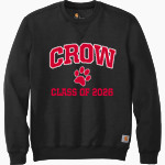 CROW HIGH SCHOOL Cougars Online Store <span class="pdp-name-mascot">CROW COUGARS</span> Carhartt Men's Midweight Crewneck Sweatshirt Front Thumbnail