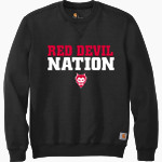 CLARENCE HIGH SCHOOL RED DEVILS <span class="pdp-name-mascot">CLARENCE RED DEVILS</span> Carhartt Men's Midweight Crewneck Sweatshirt Front Thumbnail