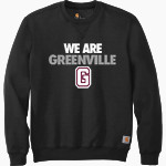 Greenville Spartans Carhartt Men's Midweight Crewneck Sweatshirt Front Thumbnail