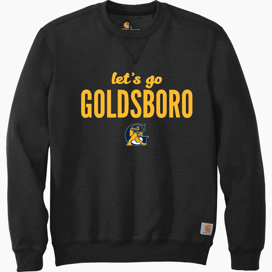 Goldsboro Cougars <span class="pdp-name-mascot">Goldsboro Cougars</span> Carhartt Men's Midweight Crewneck Sweatshirt