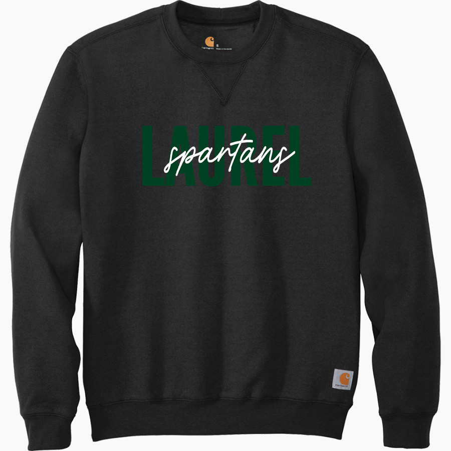 LAUREL HIGH SCHOOL SPARTANS <span class="pdp-name-mascot">LAUREL SPARTANS</span> Carhartt Men's Midweight Crewneck Sweatshirt