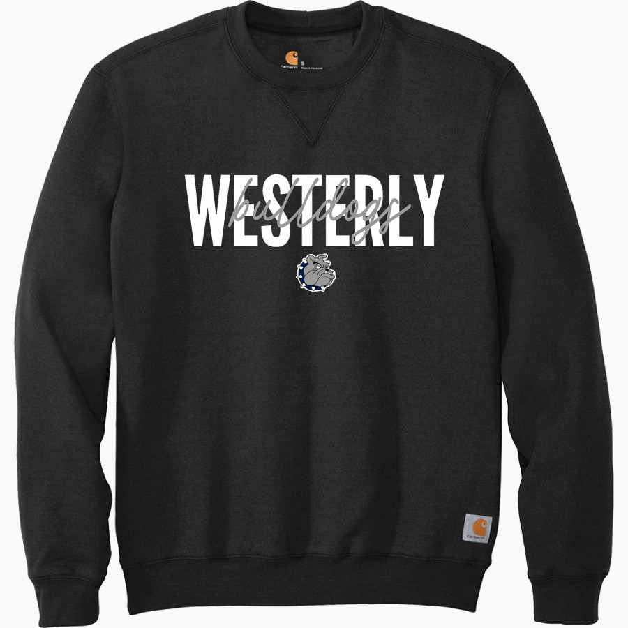 Westerly Bulldogs <span class="pdp-name-mascot">Westerly Bulldogs</span> Carhartt Men's Midweight Crewneck Sweatshirt