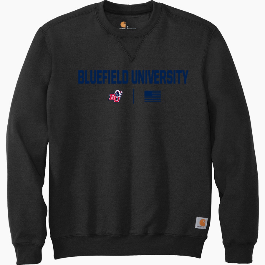 Bluefield University Sideline Store <span class="pdp-name-mascot">Bluefield University</span> Carhartt Men's Midweight Crewneck Sweatshirt
