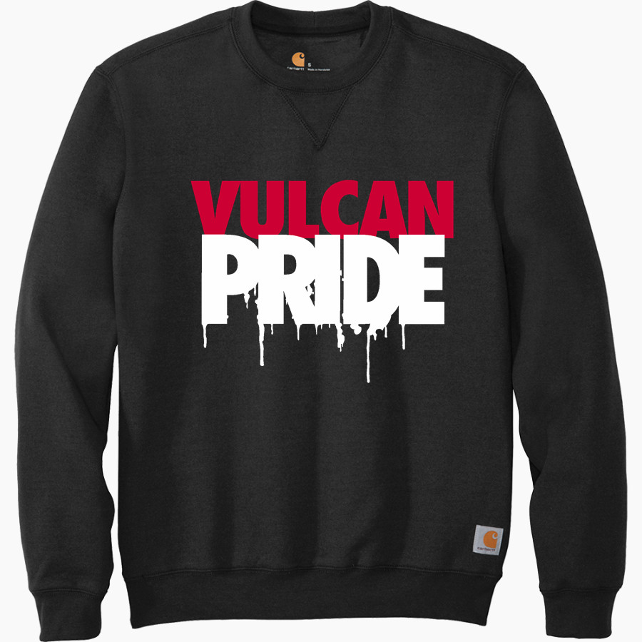 California University of Pennsylvania <span class="pdp-name-mascot">Cal Vulcans</span> Carhartt Men's Midweight Crewneck Sweatshirt