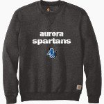 Aurora University Spartans Online Store <span class="pdp-name-mascot">Aurora Spartans</span> Carhartt Men's Midweight Crewneck Sweatshirt Front Thumbnail