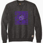 Josephinum Academy of the Sacred Heart <span class="pdp-name-mascot">Josephinum Academy Cougars</span> Carhartt Men's Midweight Crewneck Sweatshirt Front Thumbnail
