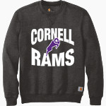 Cornell Rams <span class="pdp-name-mascot">Cornell Rams</span> Carhartt Men's Midweight Crewneck Sweatshirt Front Thumbnail