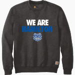 Hamilton Big Blue <span class="pdp-name-mascot">Hamilton Bull Dogs</span> Carhartt Men's Midweight Crewneck Sweatshirt Front Thumbnail