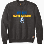 MOUNT MARKHAM HIGH SCHOOL MUSTANGS <span class="pdp-name-mascot">MOUNT MARKHAM MUSTANGS</span> Carhartt Men's Midweight Crewneck Sweatshirt Front Thumbnail