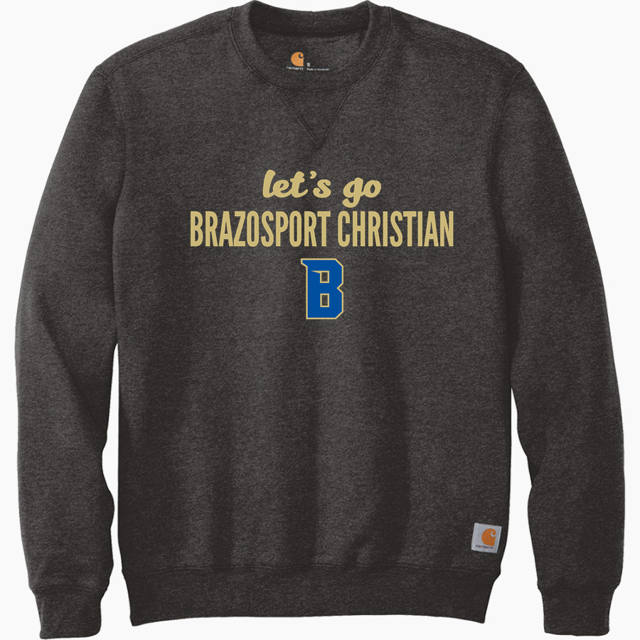 Brazosport Christian Eagles Carhartt Men's Midweight Crewneck Sweatshirt