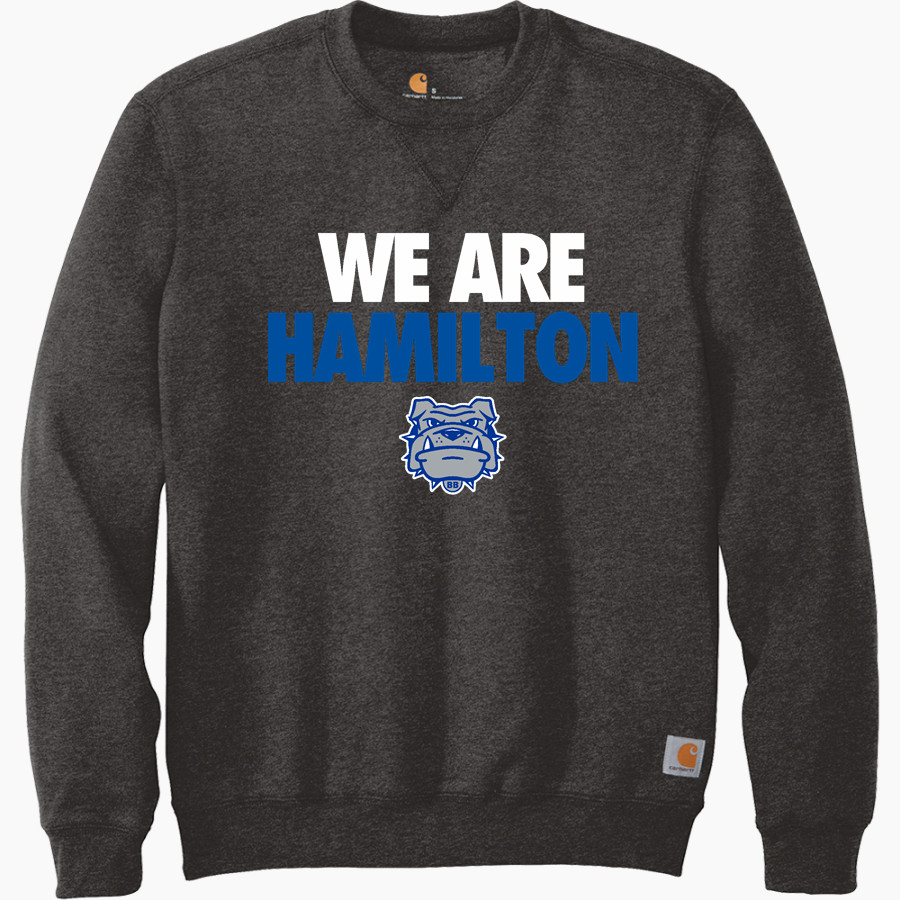 Hamilton Big Blue <span class="pdp-name-mascot">Hamilton Bull Dogs</span> Carhartt Men's Midweight Crewneck Sweatshirt