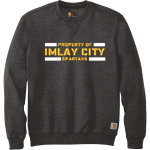 Imlay City Spartans <span class="pdp-name-mascot">Imlay City Spartans</span> Carhartt Men's Midweight Crewneck Sweatshirt Front Thumbnail