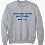 Mounds Park Academy Panthers <span class="pdp-name-mascot">Mounds Park Panthers</span> Carhartt Men's Midweight Crewneck Sweatshirt Front Thumbnail