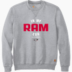 Lake Mary Rams Carhartt Men's Midweight Crewneck Sweatshirt Front Thumbnail