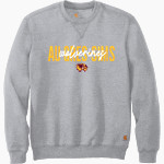 Au Gres-Sims HIGH SCHOOL WOLVERINES Carhartt Men's Midweight Crewneck Sweatshirt Front Thumbnail