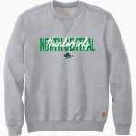 North Central Thunderbirds <span class="pdp-name-mascot">North Central Thunderbirds</span> Carhartt Men's Midweight Crewneck Sweatshirt Front Thumbnail