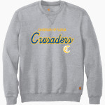 CANTERBURY SCHOOL OF FLORIDA CRUSADERS <span class="pdp-name-mascot">CANTERBURY OF FLORIDA CRUSADERS</span> Carhartt Men's Midweight Crewneck Sweatshirt Front Thumbnail