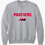 WILMOT UNION HIGH SCHOOL PANTHERS <span class="pdp-name-mascot">WILMOT PANTHERS</span> Carhartt Men's Midweight Crewneck Sweatshirt Front Thumbnail