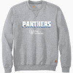Zion Lutheran School Panthers Carhartt Men's Midweight Crewneck Sweatshirt Front Thumbnail