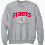 FISHERS HIGH SCHOOL TIGERS <span class="pdp-name-mascot">FISHERS TIGERS</span> Carhartt Men's Midweight Crewneck Sweatshirt Front Thumbnail