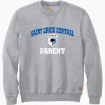 Saint Croix Central Panthers Carhartt Men's Midweight Crewneck Sweatshirt Front Thumbnail