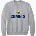 Catonsville Comets <span class="pdp-name-mascot">Catonsville Comets</span> Carhartt Men's Midweight Crewneck Sweatshirt Front Thumbnail