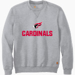 LAWNDALE HIGH SCHOOL CARDINALS <span class="pdp-name-mascot">LAWNDALE CARDINALS</span> Carhartt Men's Midweight Crewneck Sweatshirt Front Thumbnail