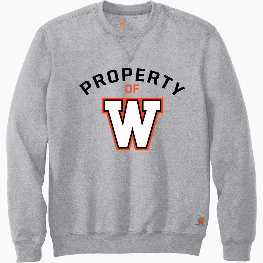 West De Pere Phantoms Online Store <span class="pdp-name-mascot">West De Pere Phantoms</span> Carhartt Men's Midweight Crewneck Sweatshirt