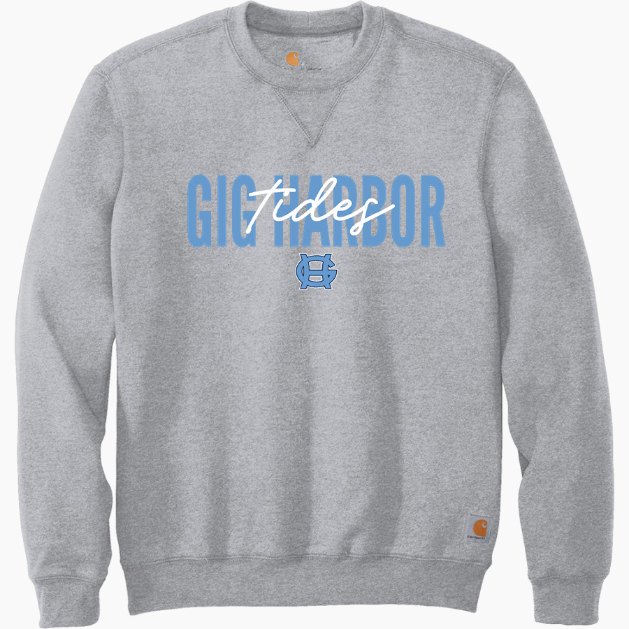 GIG HARBOR HIGH SCHOOL TIDES <span class="pdp-name-mascot">GIG HARBOR TIDES</span> Carhartt Men's Midweight Crewneck Sweatshirt