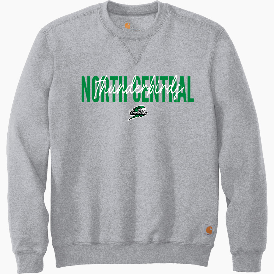 North Central Thunderbirds <span class="pdp-name-mascot">North Central Thunderbirds</span> Carhartt Men's Midweight Crewneck Sweatshirt