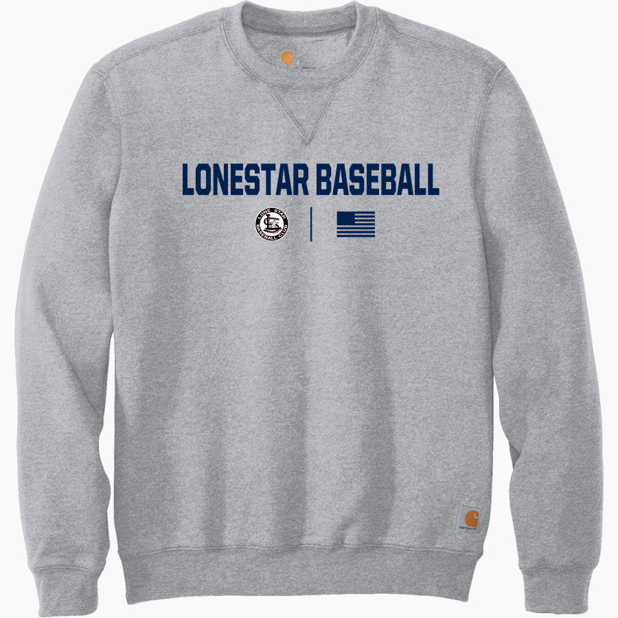 LONESTAR BASEBALL Carhartt Men's Midweight Crewneck Sweatshirt