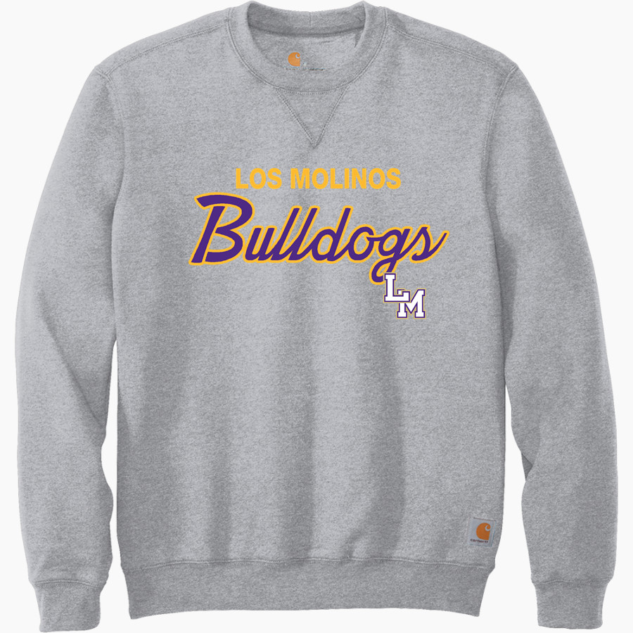 LOS MOLINOS HIGH SCHOOL BULLDOGS Carhartt Men's Midweight Crewneck Sweatshirt