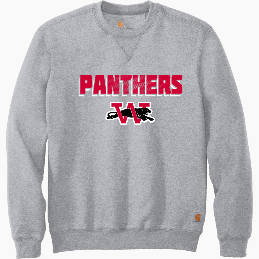 WILMOT UNION HIGH SCHOOL PANTHERS <span class="pdp-name-mascot">WILMOT PANTHERS</span> Carhartt Men's Midweight Crewneck Sweatshirt