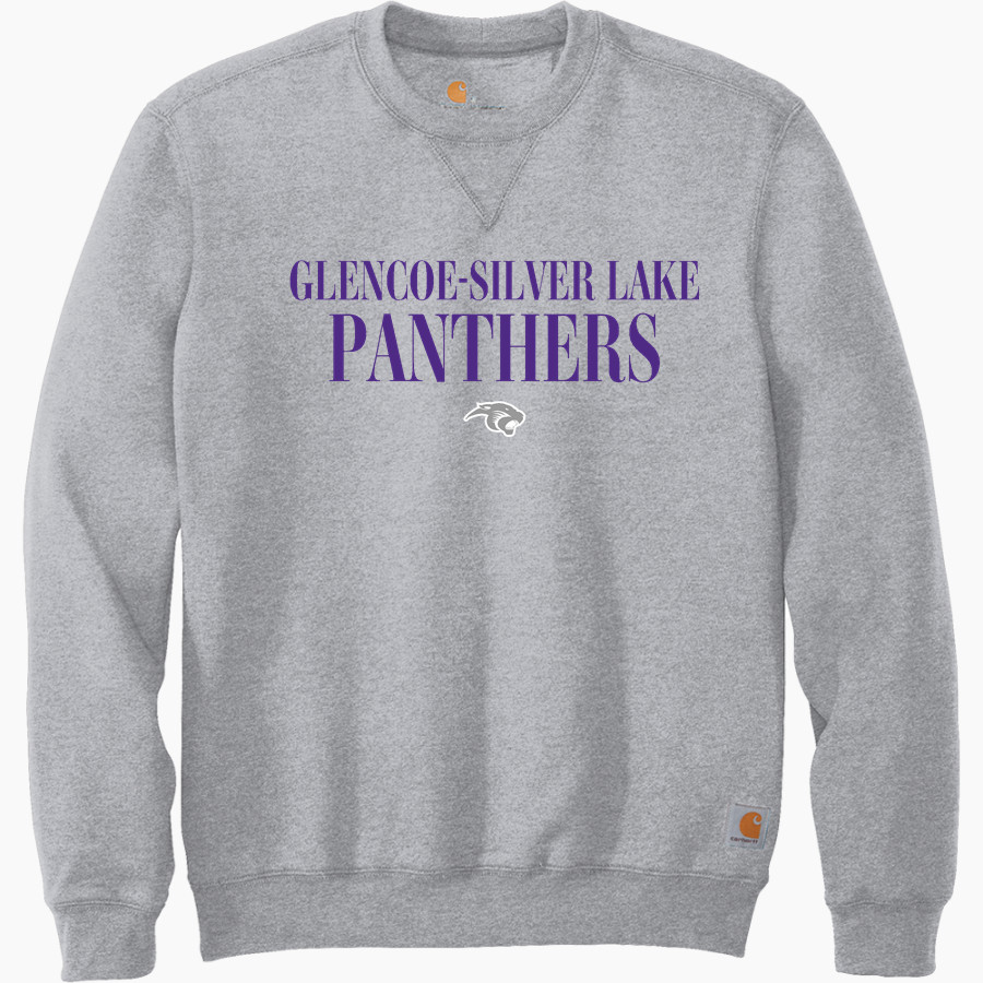 Glencoe-Silver Lake Panthers <span class="pdp-name-mascot">Glencoe Silver-Lake Panthers</span> Carhartt Men's Midweight Crewneck Sweatshirt