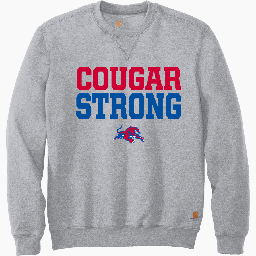 WEST HELENA CENTRAL HIGH SCHOOL COUGARS Carhartt Men's Midweight Crewneck Sweatshirt