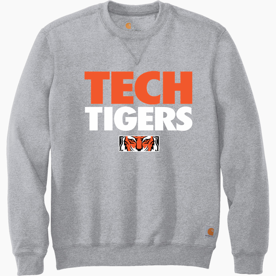 Tech High School Tigers <span class="pdp-name-mascot">Tech High School</span> Carhartt Men's Midweight Crewneck Sweatshirt
