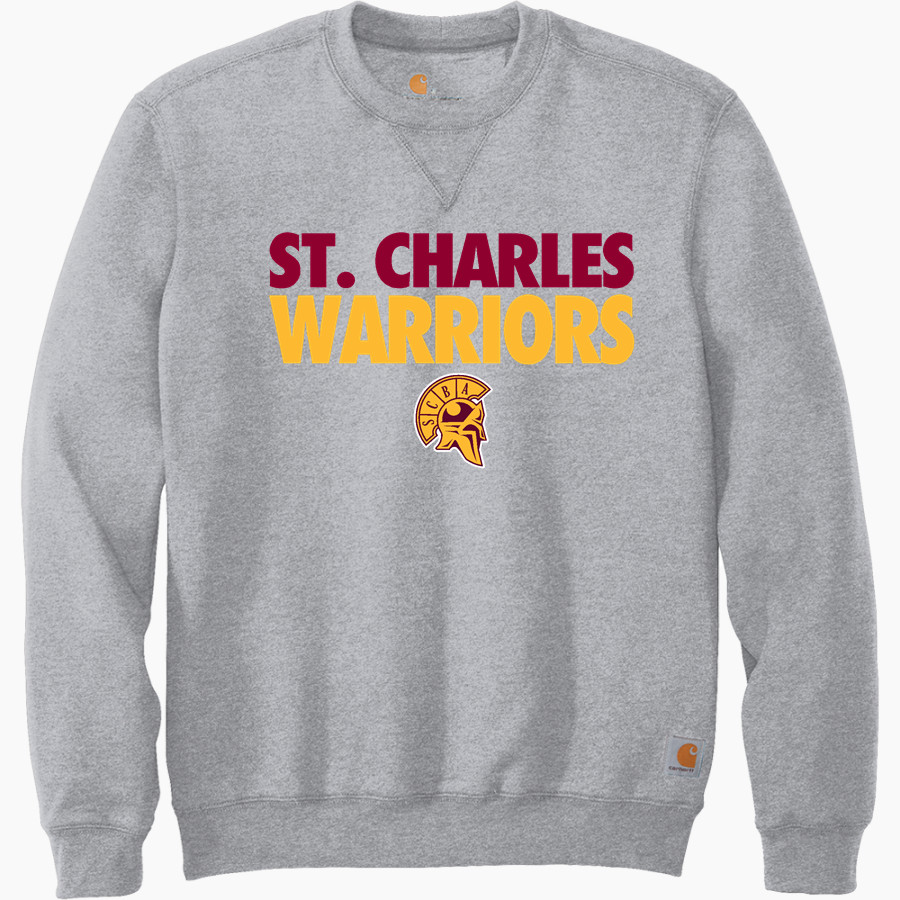 St. Charles Warriors Carhartt Men's Midweight Crewneck Sweatshirt