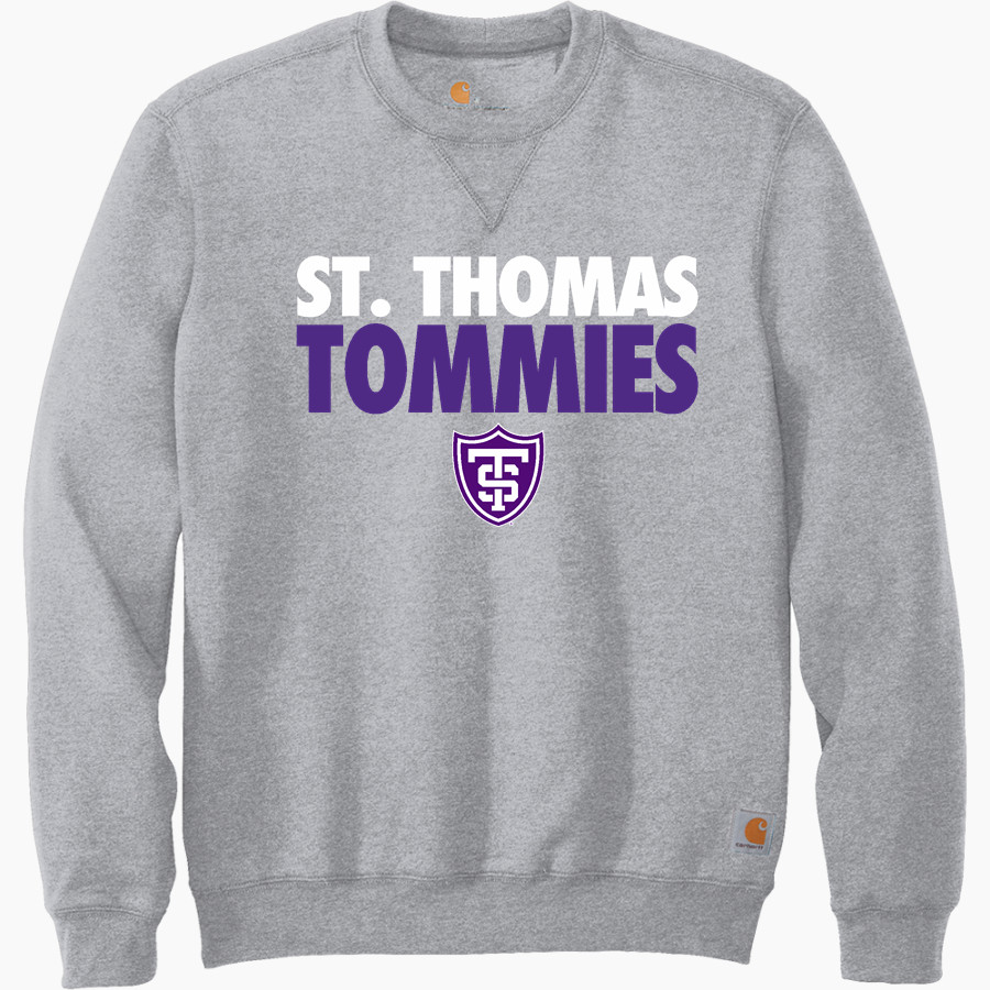 University Of St. Thomas Athletics The Official Online Store <span class="pdp-name-mascot">St. Thomas Tommies</span> Carhartt Men's Midweight Crewneck Sweatshirt
